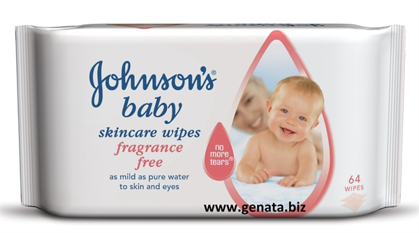 Picture of Johnsons Baby влажные салфетки 64 шт